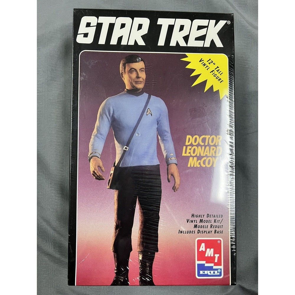 1994 *NEW* Ertl AMT Star Trek Doctor Leonard McCoy 12" Vinyl Figure Model Kit